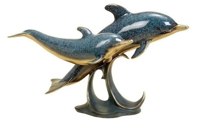 dolphins in the form of a love amulet