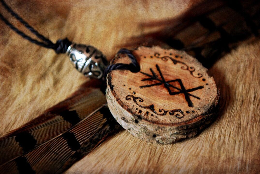 amulet with rune for good luck photo 2