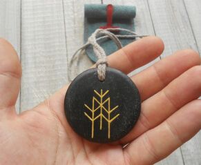 The amulet will help protect yourself and your family from danger. 