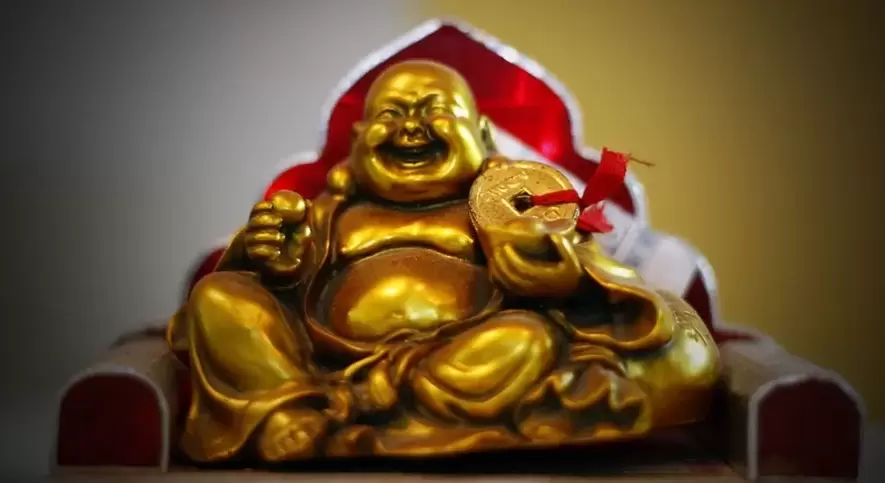 good luck amulet - laughing Buddha