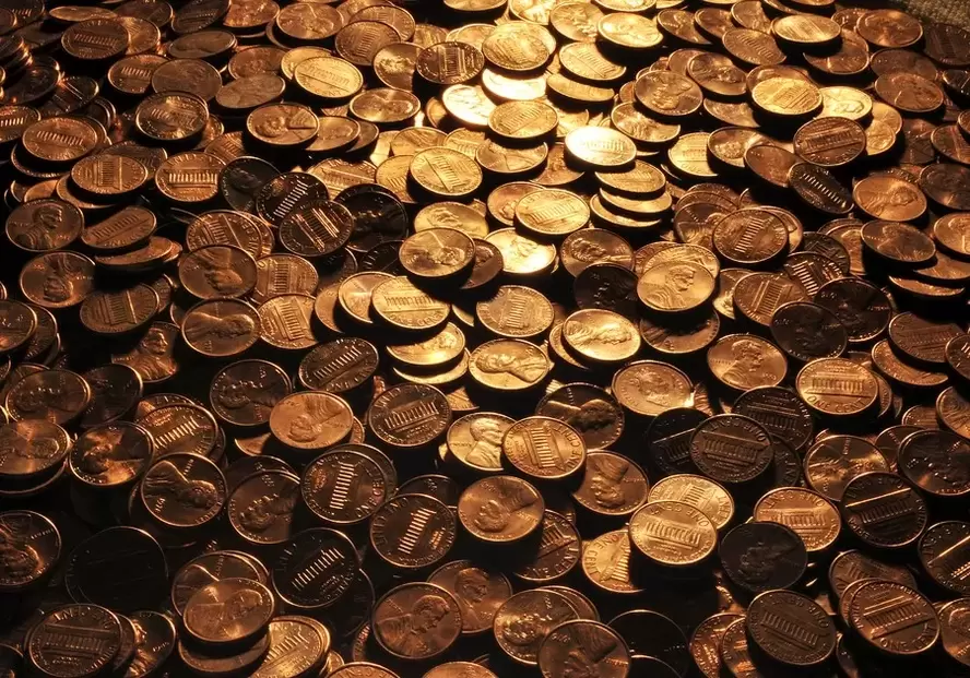 good luck charm - coins