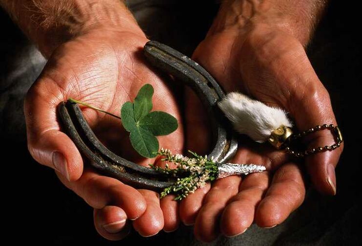 horseshoe as a good luck charm